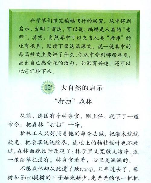 自然的启示（在大自然中领悟人生道理）