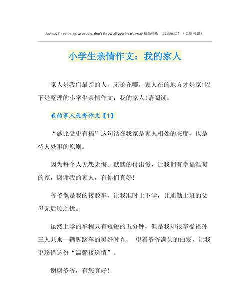 《亲情的力量》